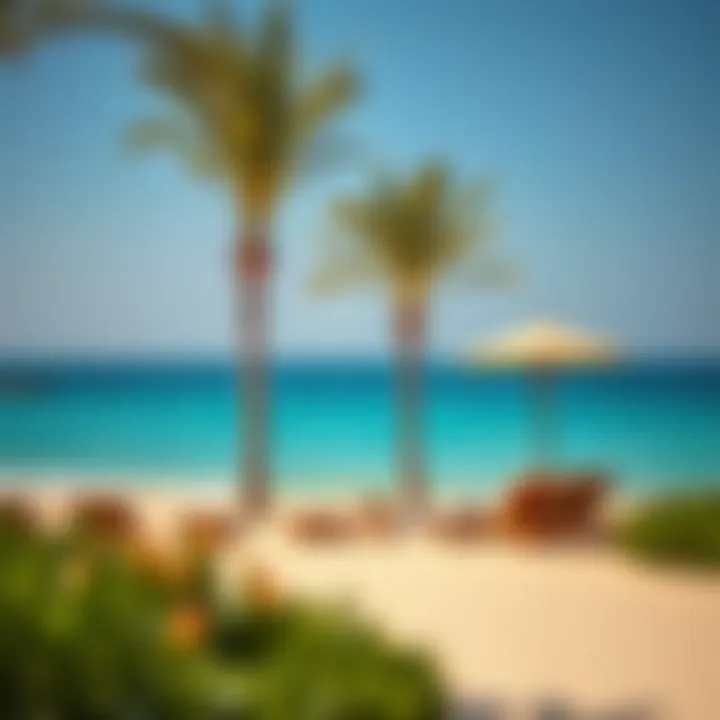 Serene beach destination for relaxation