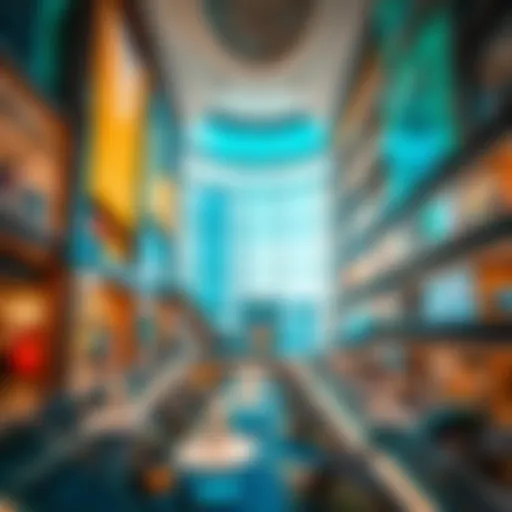 Breathtaking view of Dubai Mall showcasing its dazzling architecture