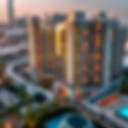 Aerial view of Emaar Anya showcasing architectural elegance