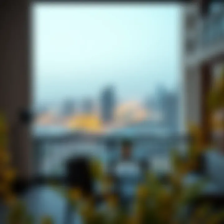 Stunning view from executive residence balcony