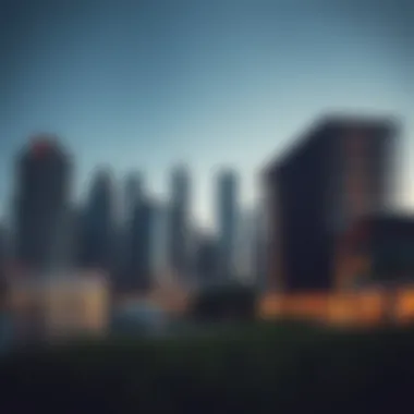 Contemporary architectural design in Dubai's skyline