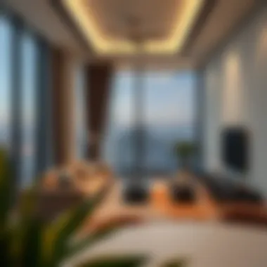 Interior of a modern apartment available through Fam Properties