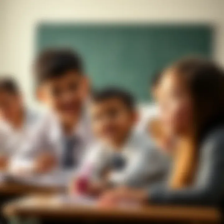 Students engaged in a dynamic classroom setting at a renowned Dubai school.