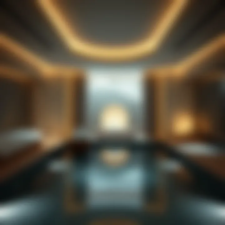 Serene spa facilities offering relaxation and wellness at a luxury hotel