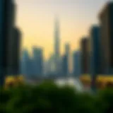Breathtaking skyline of Dubai showcasing iconic buildings