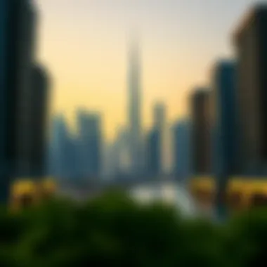 Breathtaking skyline of Dubai showcasing iconic buildings