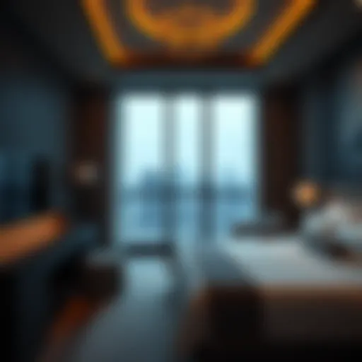 Luxurious hotel suite in Production City