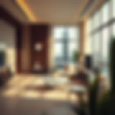 Modern Apartment Interior in JVC Interior of a modern apartment in JVC highlighting luxury living.