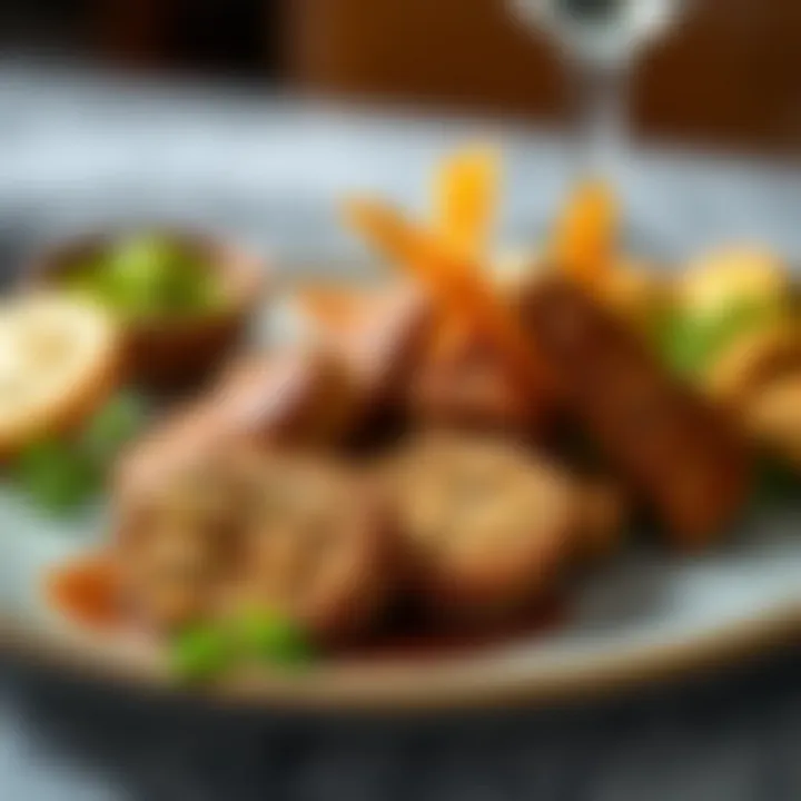 A beautifully plated dish of Kibbeh, showcasing its intricate texture and flavor