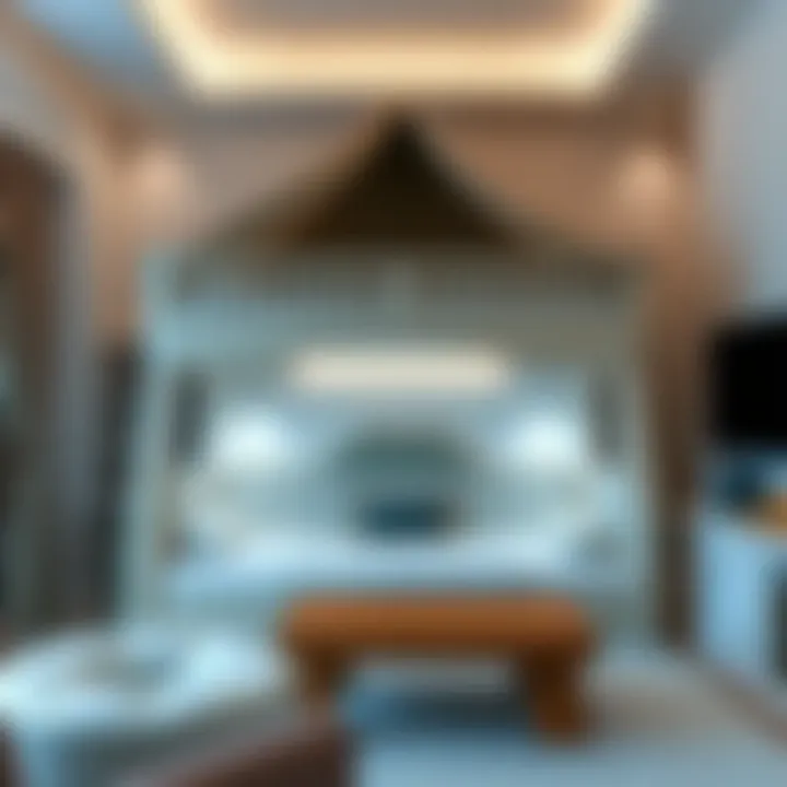 Elegant Children's Loft Bed Elegant loft bed setup in a children's room in Dubai
