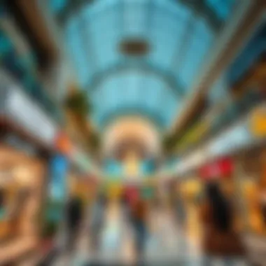 Vibrant shopping scene at Mazyad Mall