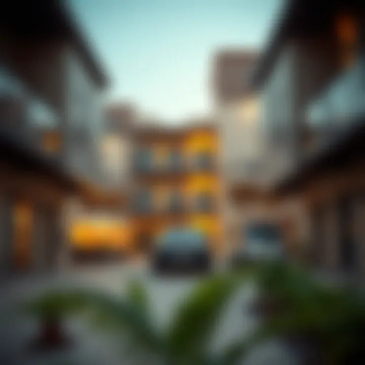 Local market illustrating rental prices and amenities