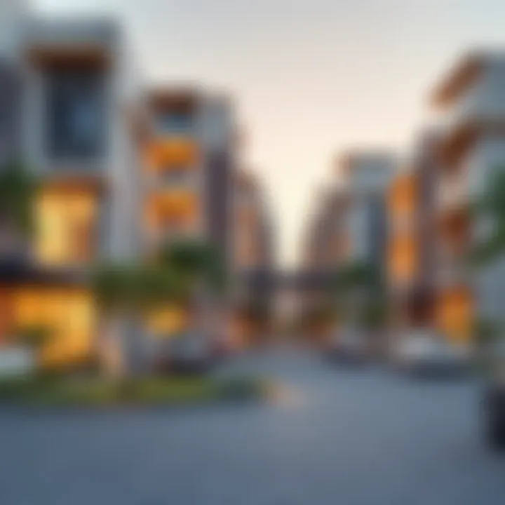 Contemporary Living: Modern Residences in Muhaisnah 4 Modern residential buildings in Muhaisnah 4 illustrating urban living