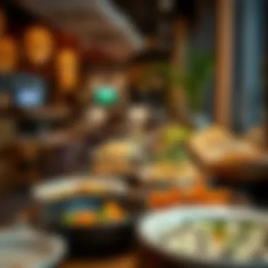 An array of diverse cuisines available in Dubai