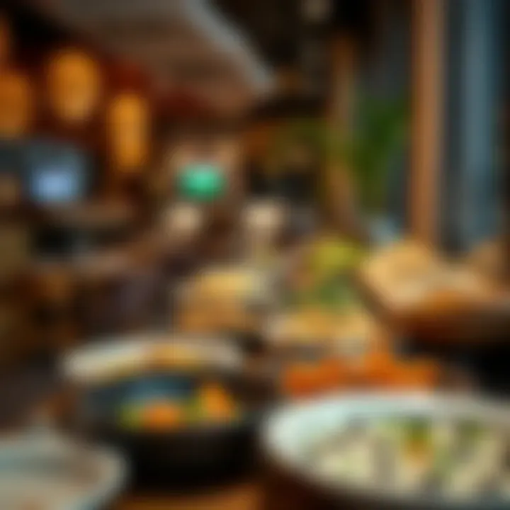 An array of diverse cuisines available in Dubai