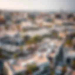 Aerial view of Nshama's residential community showcasing modern architecture