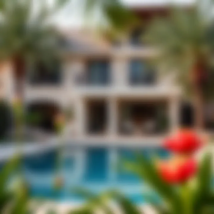 Charming exterior view of a Discovery Gardens property