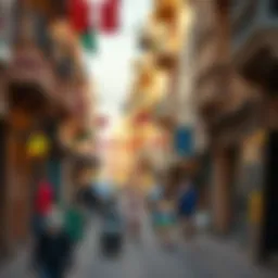 Vibrant streets of Al Rigga showcasing local life