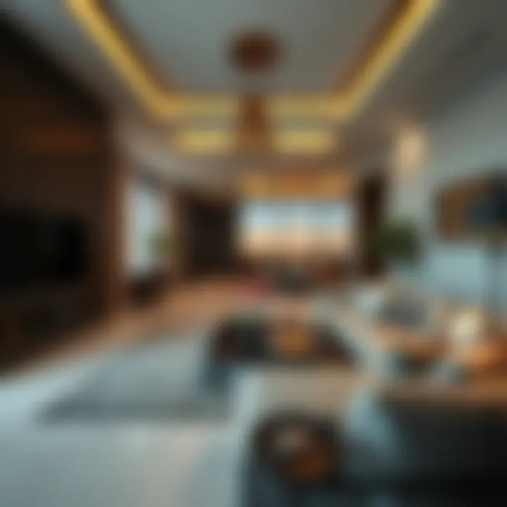 Interior Living Space in Palazzo Heights Luxurious living space within Palazzo Heights