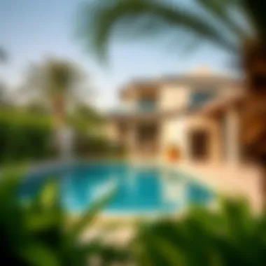 Luxurious Private Pool Chalet A luxurious private pool chalet surrounded by lush greenery