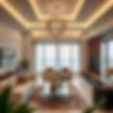 Modern Interior of Al Rahmania Rental Villa Modern interior design of a rental villa in Al Rahmania