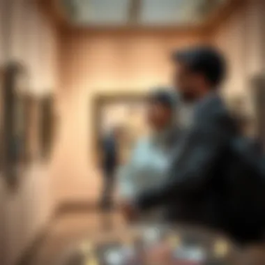 Cultural Exploration for Couples Couples enjoying a cultural experience at a local art gallery