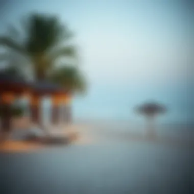 Tranquil Beach Escape in Dubai A serene beach location ideal for couples