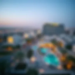 Panoramic view of Al Khail Heights showcasing modern architecture