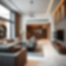 Modern living space in Dubai showcasing rental options