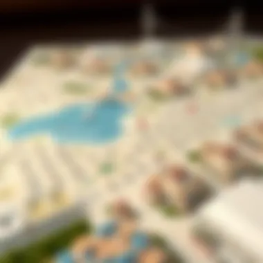 A map highlighting key property zones in Silicon Oasis