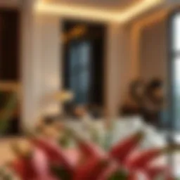 Luxurious interior design of Sarai Apartments