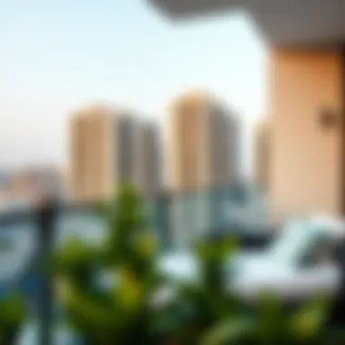 Stunning view from Sarai Apartments balcony