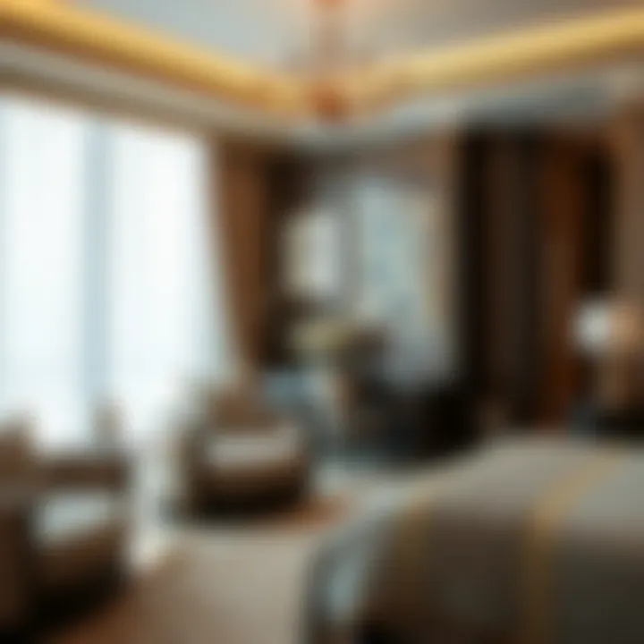 Luxurious guest room at Sheraton Khalidiya