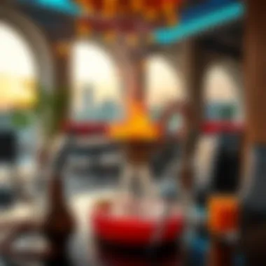 An Elegant Shisha Experience in Dubai Elegant shisha setup with vibrant flavors