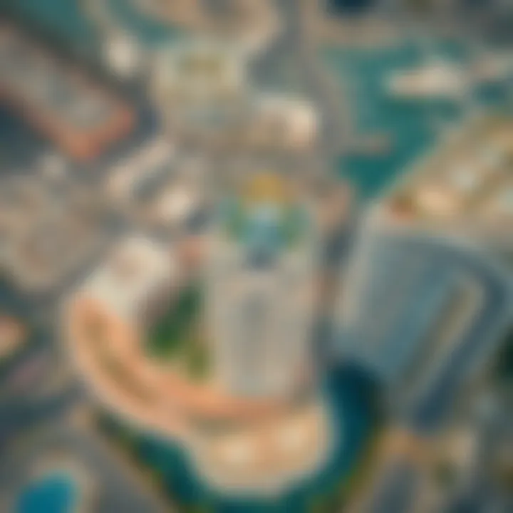 Aerial view of مراد مول showcasing its architectural design