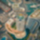 Aerial Perspective of مراد مول's Unique Architecture Aerial view of مراد مول showcasing its architectural design