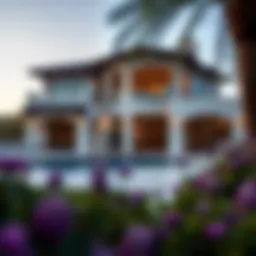 Exterior view of Skyline Ranch Villa showcasing architectural elegance