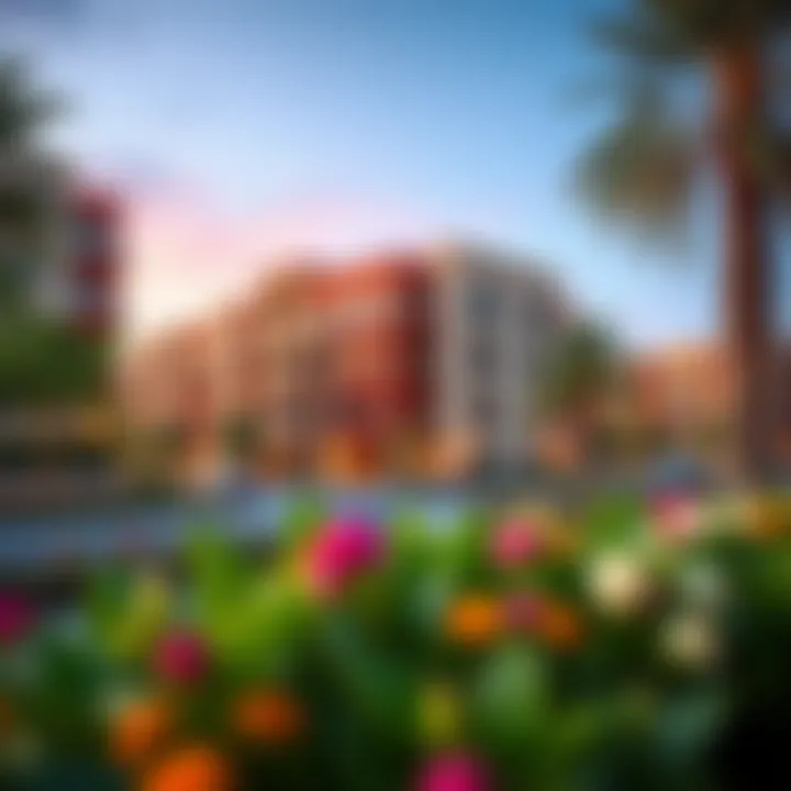 Vibrant community features surrounding Sobha Hartland Greens Building 2