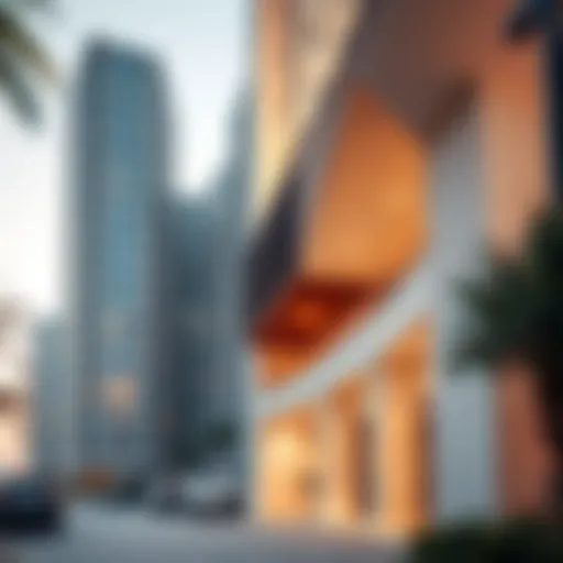 Stunning architectural facade of Sobha Ivory 2 showcasing modern design