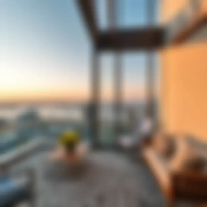 Panoramic view of Business Bay from Sobha Ivory 2