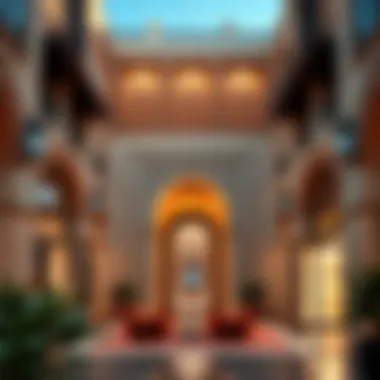 Cultural and Contemporary Design in Souq Warsan Cultural elements blending seamlessly with contemporary design in Souq Warsan