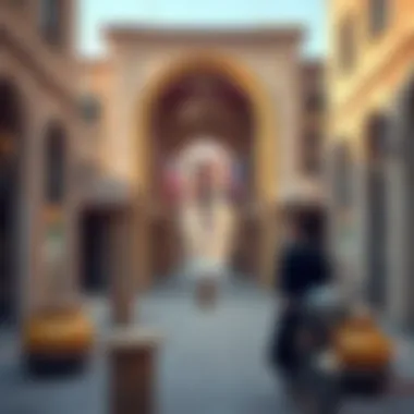 Investors in Souq Warsan Investors exploring real estate opportunities in Souq Warsan