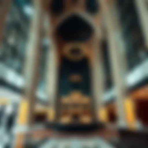 Interior of an Islamic bank showcasing modern architecture
