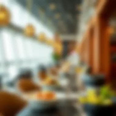 Gourmet Dining Options Gourmet dining options available at the lounge