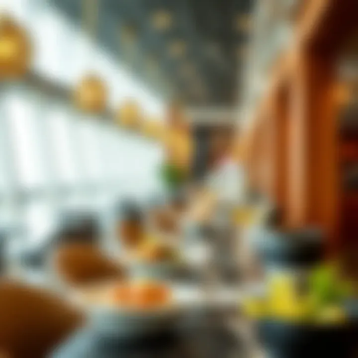 Gourmet Dining Options Gourmet dining options available at the lounge