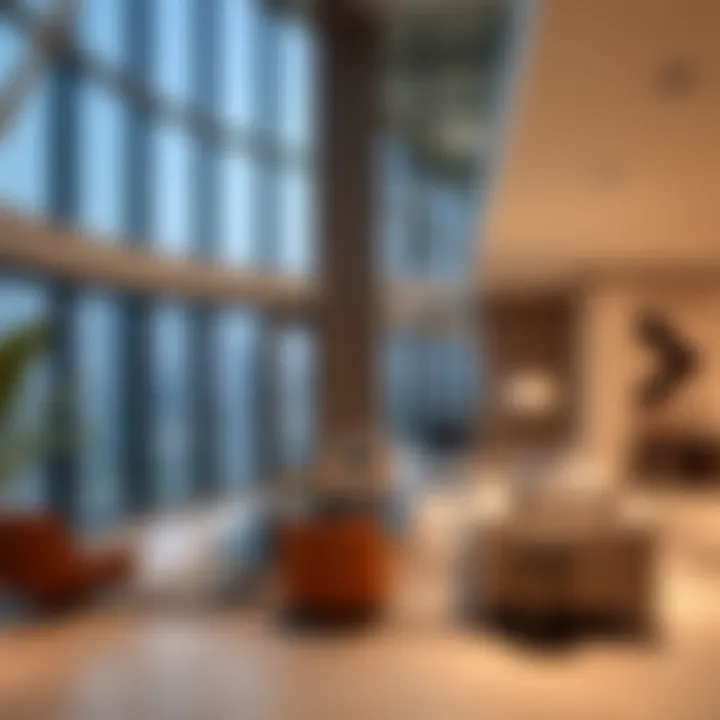 Sophisticated Interiors of Dubai Penthouses Modern interior design of a penthouse in Dubai