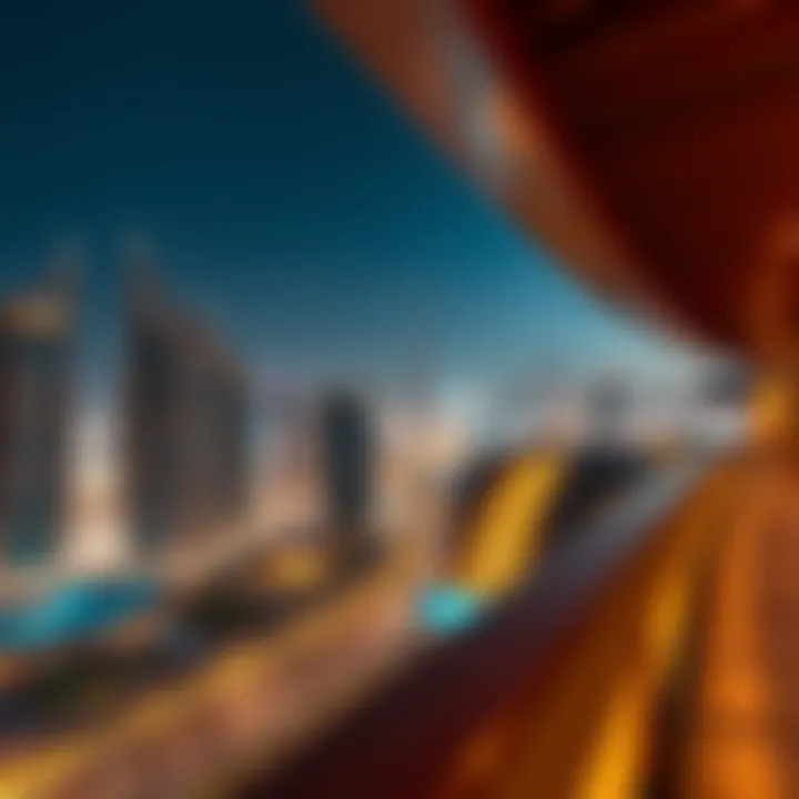 A panoramic view of Dubai's skyline showcasing modern architecture