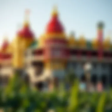 Architectural marvels at LEGO Land Dubai highlighting unique designs