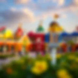 A stunning view of LEGO Land Dubai showcasing its vibrant attractions