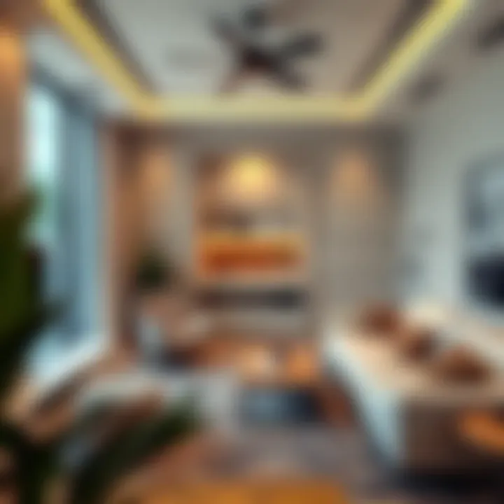 Minimalist Studio Living Modern studio apartment showcasing minimalist interior design